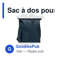 Sac à dos pour ordinateur personnalisable avec logo - BANGKOK ROLL - Miniature 1