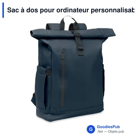 Sac à dos pour ordinateur personnalisable avec logo - BANGKOK ROLL