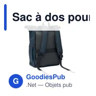 Sac à dos pour ordinateur personnalisable avec logo - BANGKOK ROLL - Miniature 2