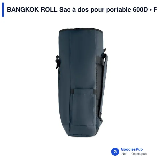 Sac à dos pour ordinateur personnalisable avec logo - BANGKOK ROLL - Image 11