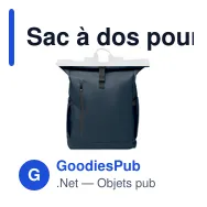 Sac à dos pour ordinateur personnalisable avec logo - BANGKOK ROLL - Miniature 4