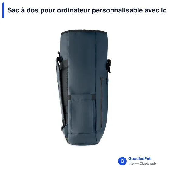Sac à dos pour ordinateur personnalisable avec logo - BANGKOK ROLL - Image 5