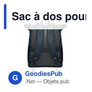 Sac à dos pour ordinateur personnalisable avec logo - BANGKOK ROLL - Miniature 7