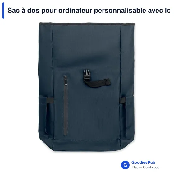 Sac à dos pour ordinateur personnalisable avec logo - BANGKOK ROLL - Image 8