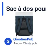 Sac à dos pour ordinateur personnalisable avec logo - BANGKOK ROLL - Miniature 10