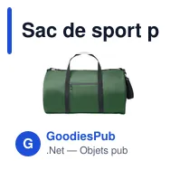 Sac de sport personnalisable BANGKOK avec logo - Miniature 11