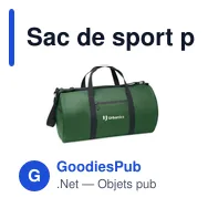 Sac de sport personnalisable BANGKOK avec logo - Miniature 12