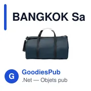 Sac de sport personnalisable BANGKOK avec logo - Miniature 6