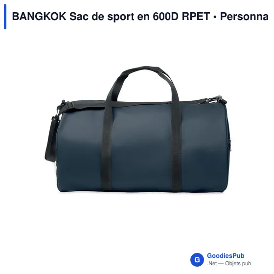 Sac de sport personnalisable BANGKOK avec logo - Image 6