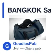 Sac de sport personnalisable BANGKOK avec logo - Miniature 7