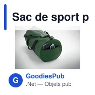 Sac de sport personnalisable BANGKOK avec logo - Miniature 10