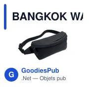 Sac banane personnalisable BANGKOK WAIST avec logo - Miniature 1