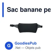 Sac banane personnalisable BANGKOK WAIST avec logo - Miniature 11