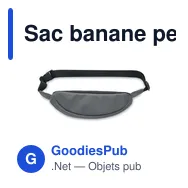 Sac banane personnalisable BANGKOK WAIST avec logo - Miniature 12