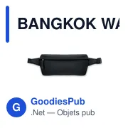 Sac banane personnalisable BANGKOK WAIST avec logo - Miniature 5