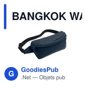 Sac banane personnalisable BANGKOK WAIST avec logo - Miniature 6