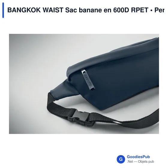 Sac banane personnalisable BANGKOK WAIST avec logo - Image 8
