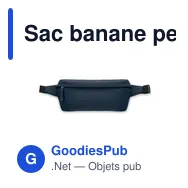 Sac banane personnalisable BANGKOK WAIST avec logo - Miniature 9