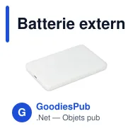 Batterie externe personnalisable USB-C 5000 mAh Power Delivery avec logo - Zenith - Miniature 2