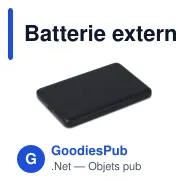 Batterie externe personnalisable USB-C 5000 mAh Power Delivery avec logo - Zenith - Miniature 3
