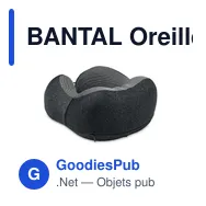BANTAL Oreiller de voyage en RPET - Miniature 2