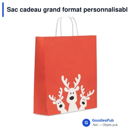 Sac cadeau grand format personnalisable avec logo - BAO LARGE