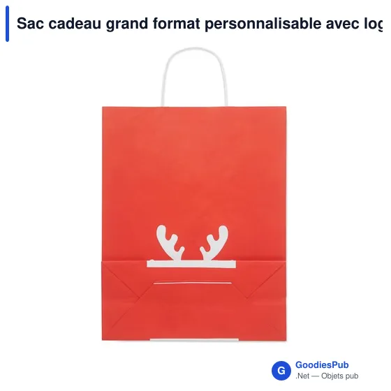 Sac cadeau grand format personnalisable avec logo - BAO LARGE - Image 2