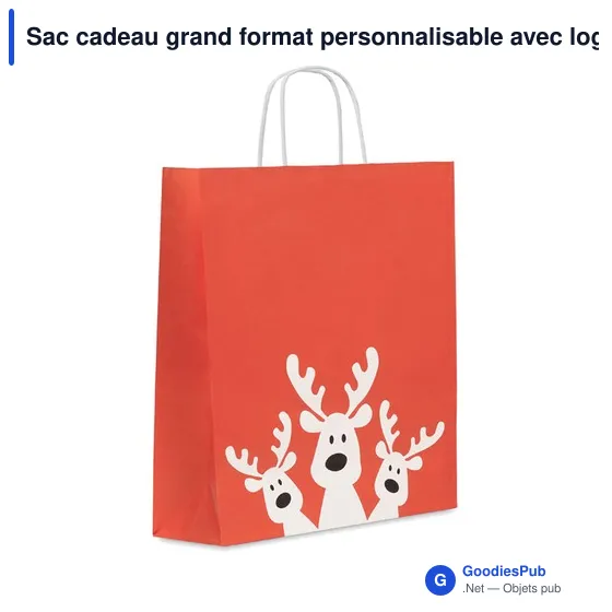 Sac cadeau grand format personnalisable avec logo - BAO LARGE - Image 4