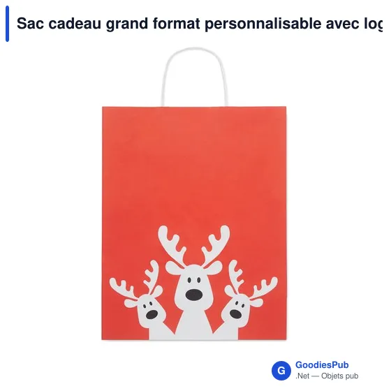 Sac cadeau grand format personnalisable avec logo - BAO LARGE - Image 5