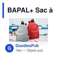 BAPAL+ Sac à dos polyester RPET 600D - Miniature 11