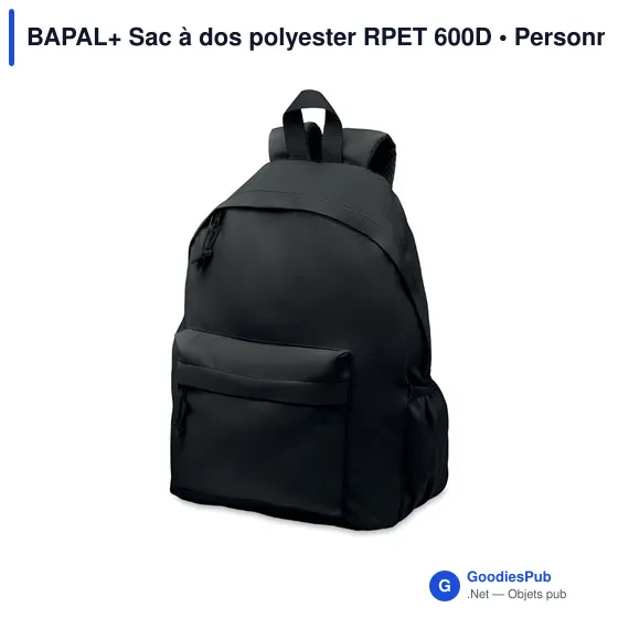 BAPAL+ Sac à dos polyester RPET 600D - Image 12