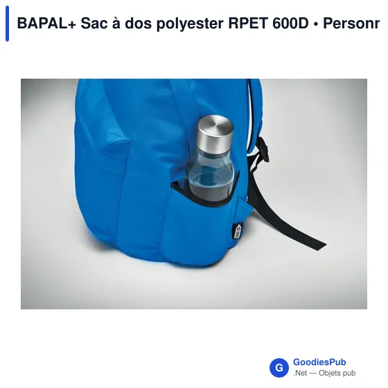 BAPAL+ Sac à dos polyester RPET 600D - Image 7