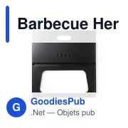 Barbecue pliant personnalisable Hermut avec logo entreprise - Miniature 2