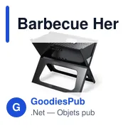Barbecue pliant personnalisable Hermut avec logo entreprise - Miniature 6