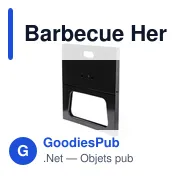 Barbecue pliant personnalisable Hermut avec logo entreprise - Miniature 7