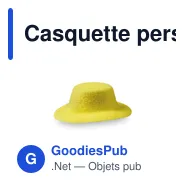 Casquette personnalisée avec logo pour communication B2B - Miniature 11