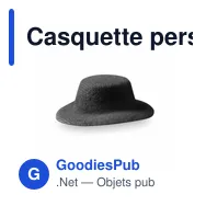 Casquette personnalisée avec logo pour communication B2B - Miniature 4