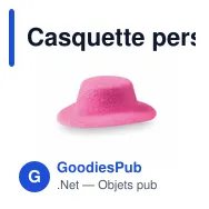 Casquette personnalisée avec logo pour communication B2B - Miniature 7