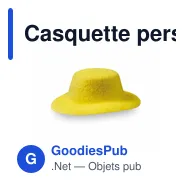 Casquette personnalisée avec logo pour communication B2B - Miniature 10
