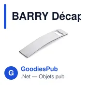 BARRY Décapsuleur acier inoxydable - Miniature 1