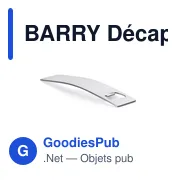 BARRY Décapsuleur acier inoxydable - Miniature 2