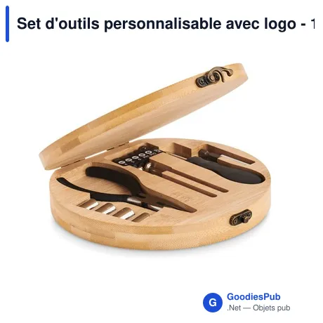 Set d'outils personnalisable avec logo - 15 pièces