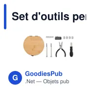 Set d'outils personnalisable avec logo - 15 pièces - Miniature 2