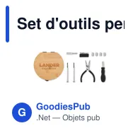 Set d'outils personnalisable avec logo - 15 pièces - Miniature 4