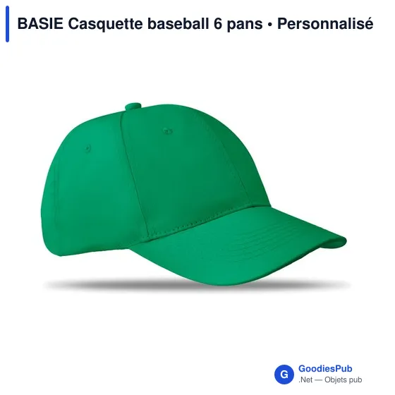 BASIE APOLLO Casquette 6 panneaux 160 gr/m - Image 1