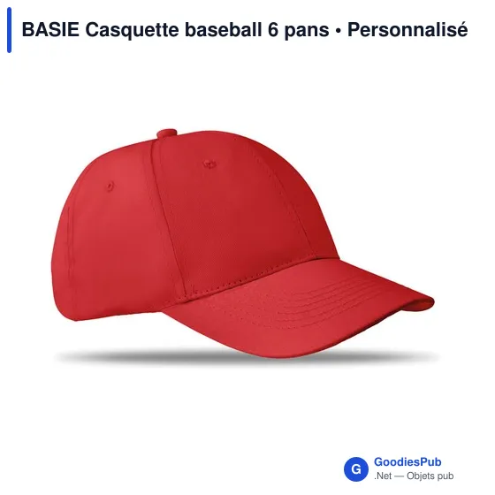 BASIE APOLLO Casquette 6 panneaux 160 gr/m - Image 11