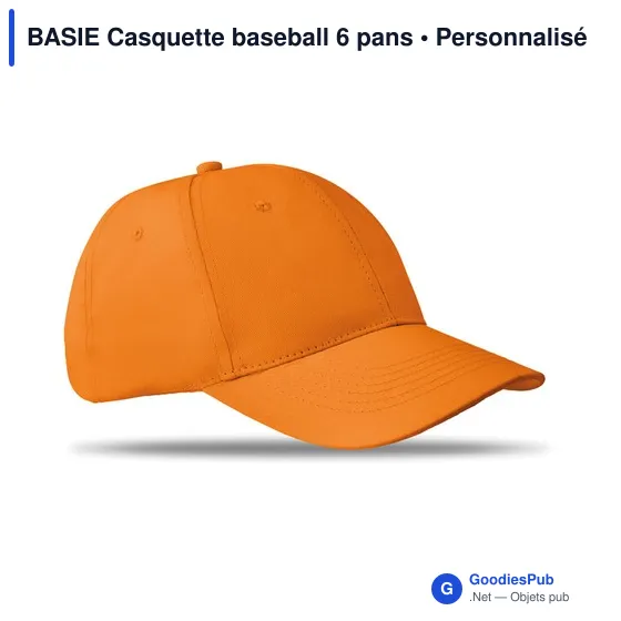 BASIE APOLLO Casquette 6 panneaux 160 gr/m - Image 3