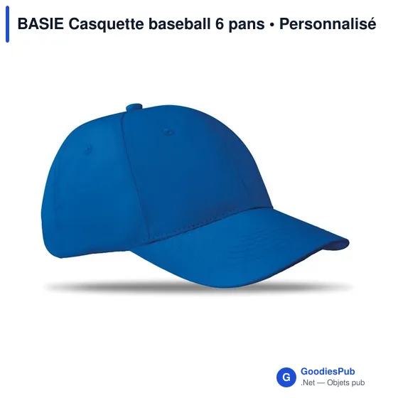 BASIE APOLLO Casquette 6 panneaux 160 gr/m - Image 5