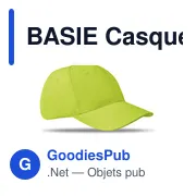 BASIE APOLLO Casquette 6 panneaux 160 gr/m - Miniature 7