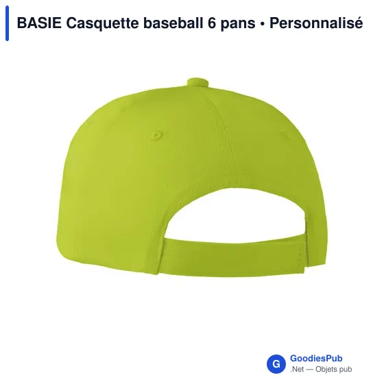 BASIE APOLLO Casquette 6 panneaux 160 gr/m - Image 8